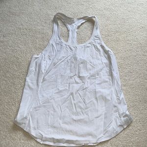Lululemon white very light tank.